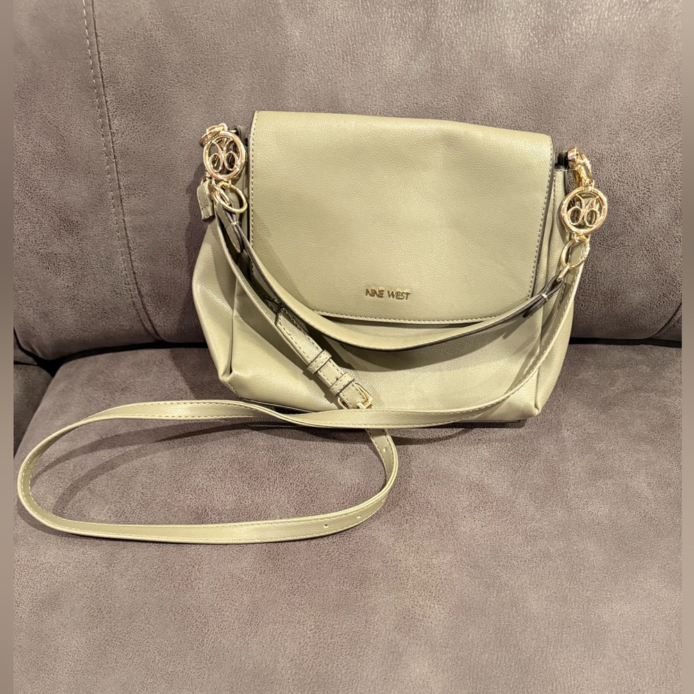Nine West Sage Green Crossbody Bag